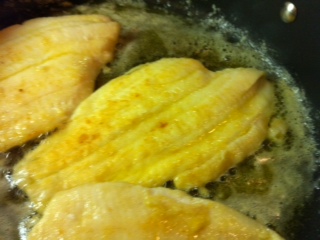 Fish - lemon sole pan fired