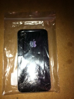 Phone packaged and ready to go