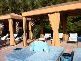 Austin lake house spa pool lounges