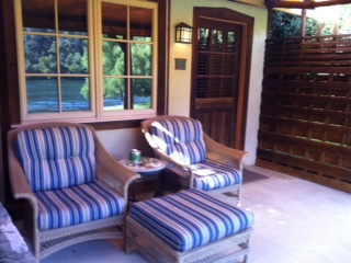 Austin lake house spa veranda