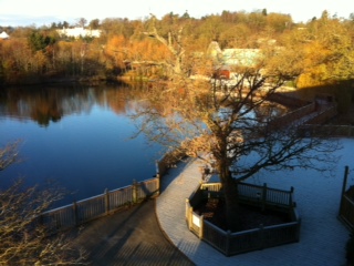 The view from our hotel room at legoland resort windsor