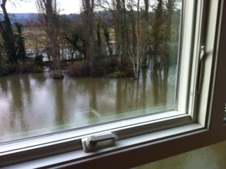 View of floods from window 2