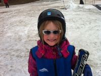 Family spring skiing at dodge ridge ca