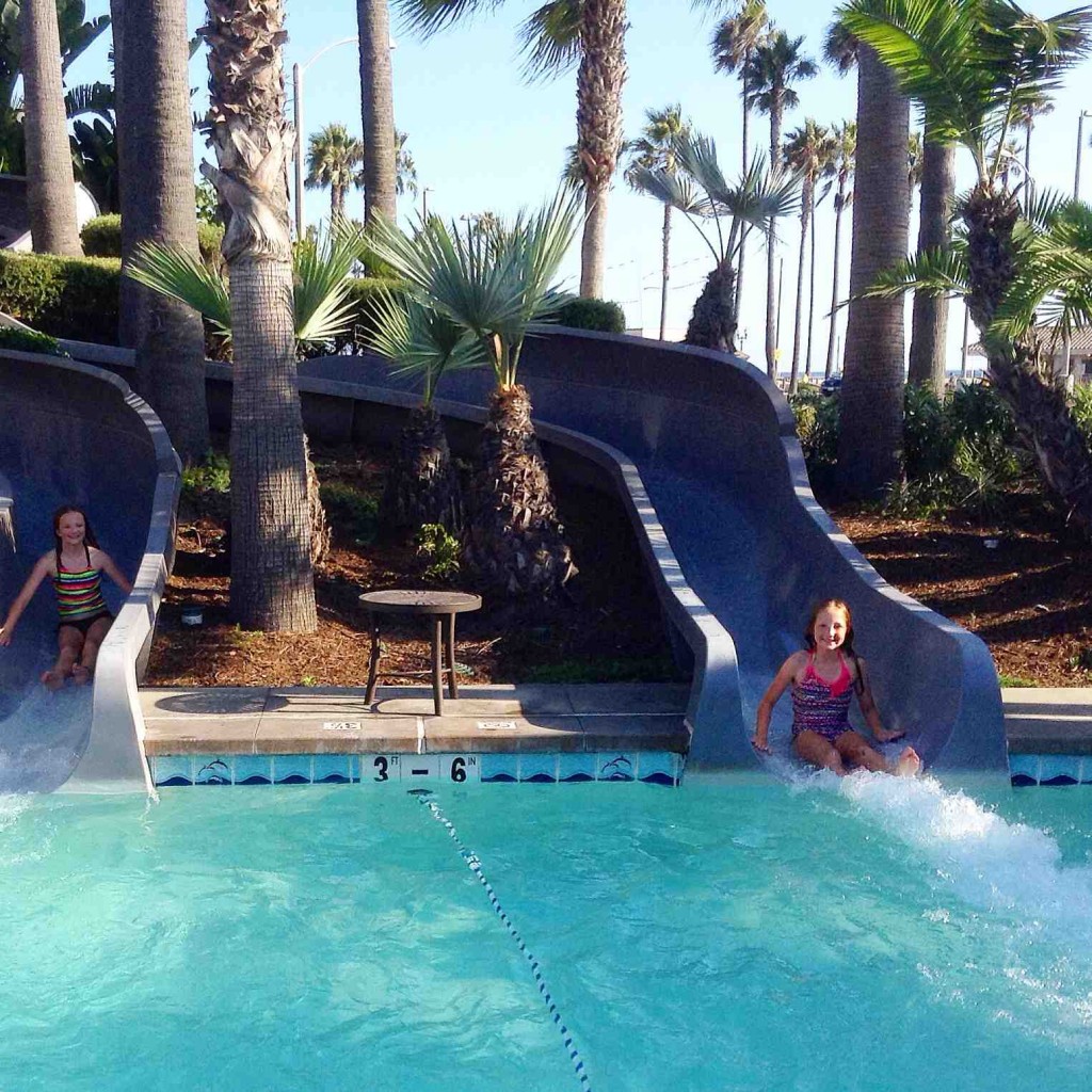 Water slides are just THE BEST!