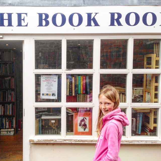 Tucked away in Yarmouth is this fabulous used book store. We got a copy of Enid Blyton's The Family at Red Roofs for 50p!