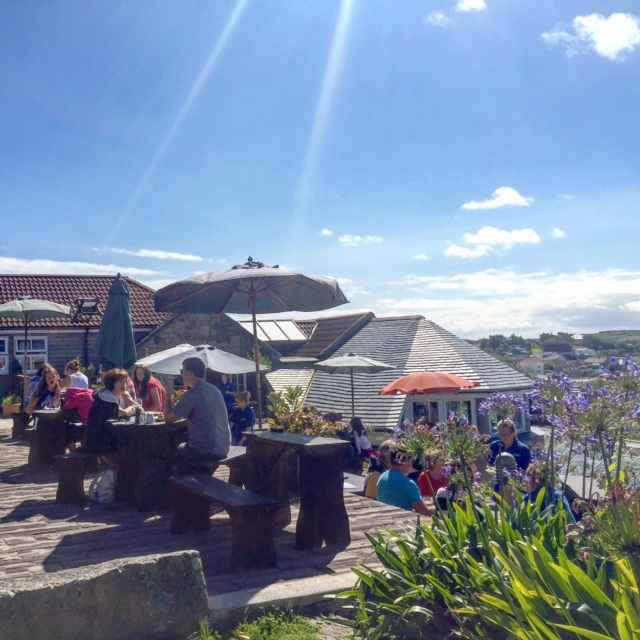 A Scilly Island MUST DO - lunch at @julietsgarden! 