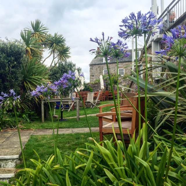 Our hotel in Scilly had lots of little hidden corners like this one