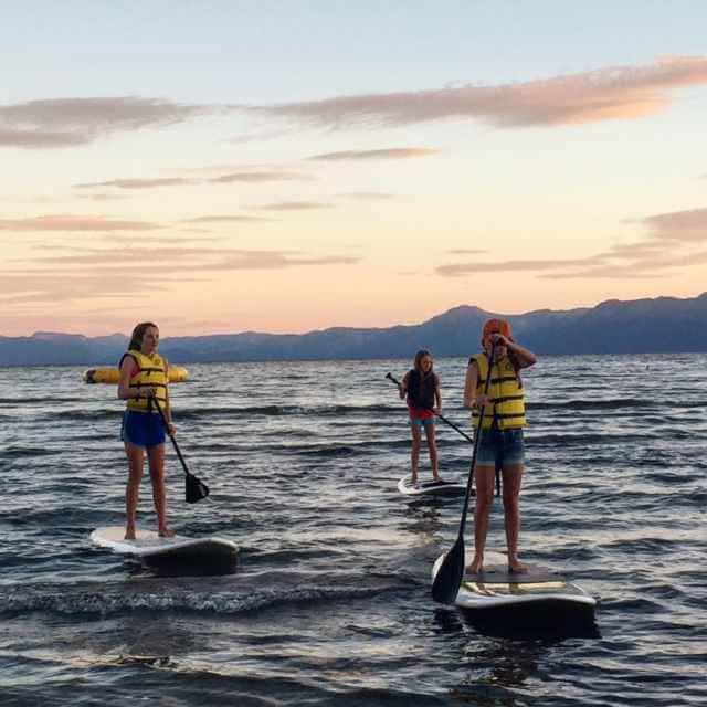 The sunset stand up paddle club!