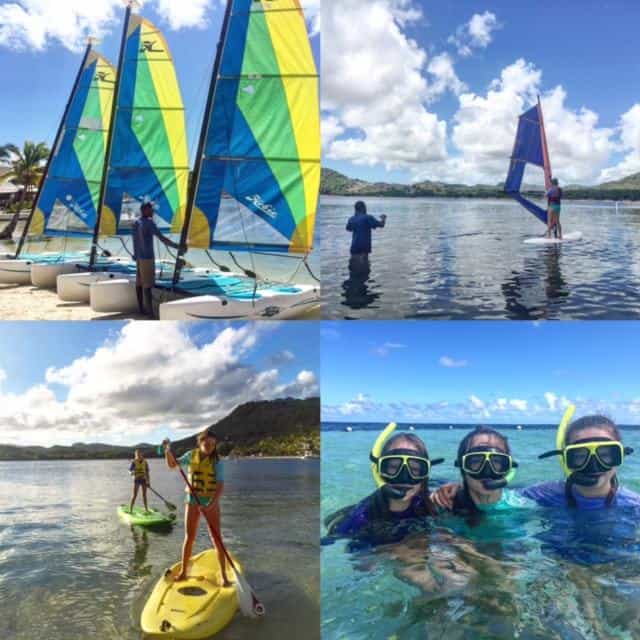 All inclusive at St James's Club extends includes water sports too! We tried them all!
