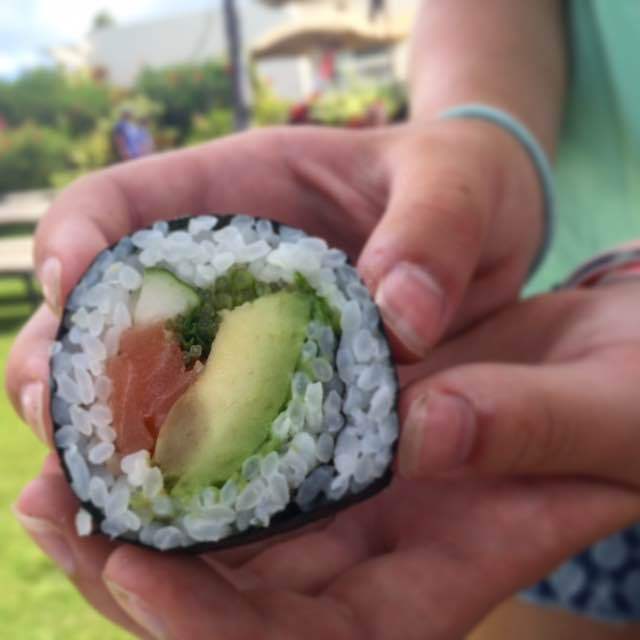 Look what the girls made in the Keiki (Kids) Sushi Making class! It's all part of their Summer Experiences Program and included in your stay!