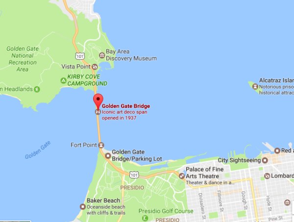 Golden Gate Bridge Maps