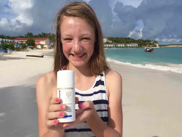 Ultrasun Glimmer 50+ was a big hit with my teens/preteens.