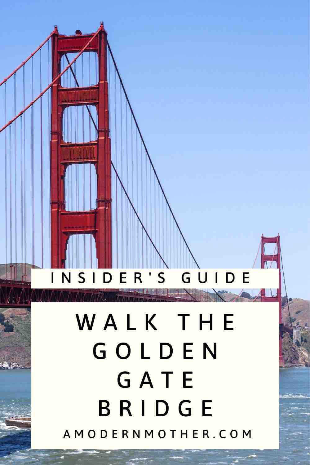How to walk the golden gate bridge, including where to park, how long it takes, can you walk to Sausalito, where to eat, are there bathrooms and more!