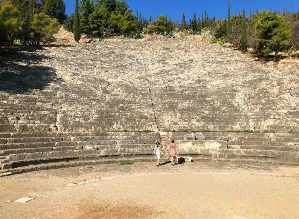 If you want to visit another example of a Greek theatre, you can visit Argos