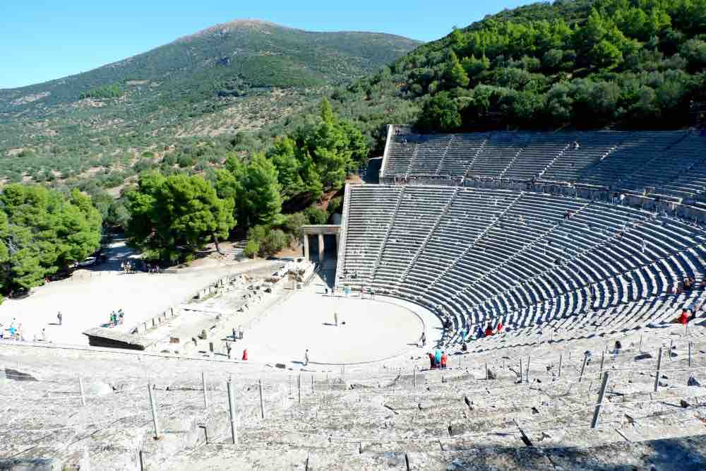 Even if archaeological sites are not your thing, you will be impressed with Epidaurus, a 4th century theatre, which is one of the best preserved in Greece.